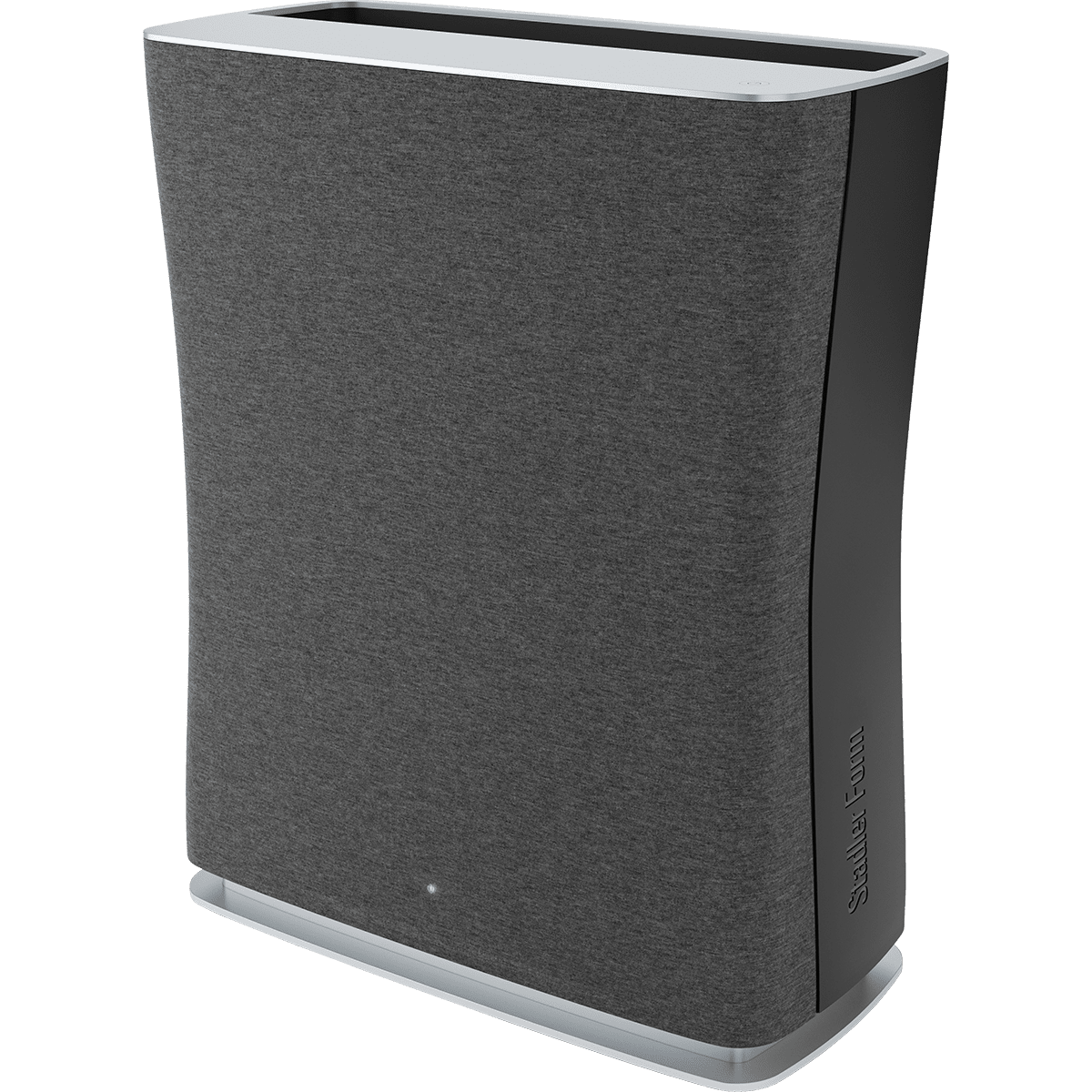 Stadler Form Roger HEPA Air Purifier - Blue air quality indicator light means the air is good.