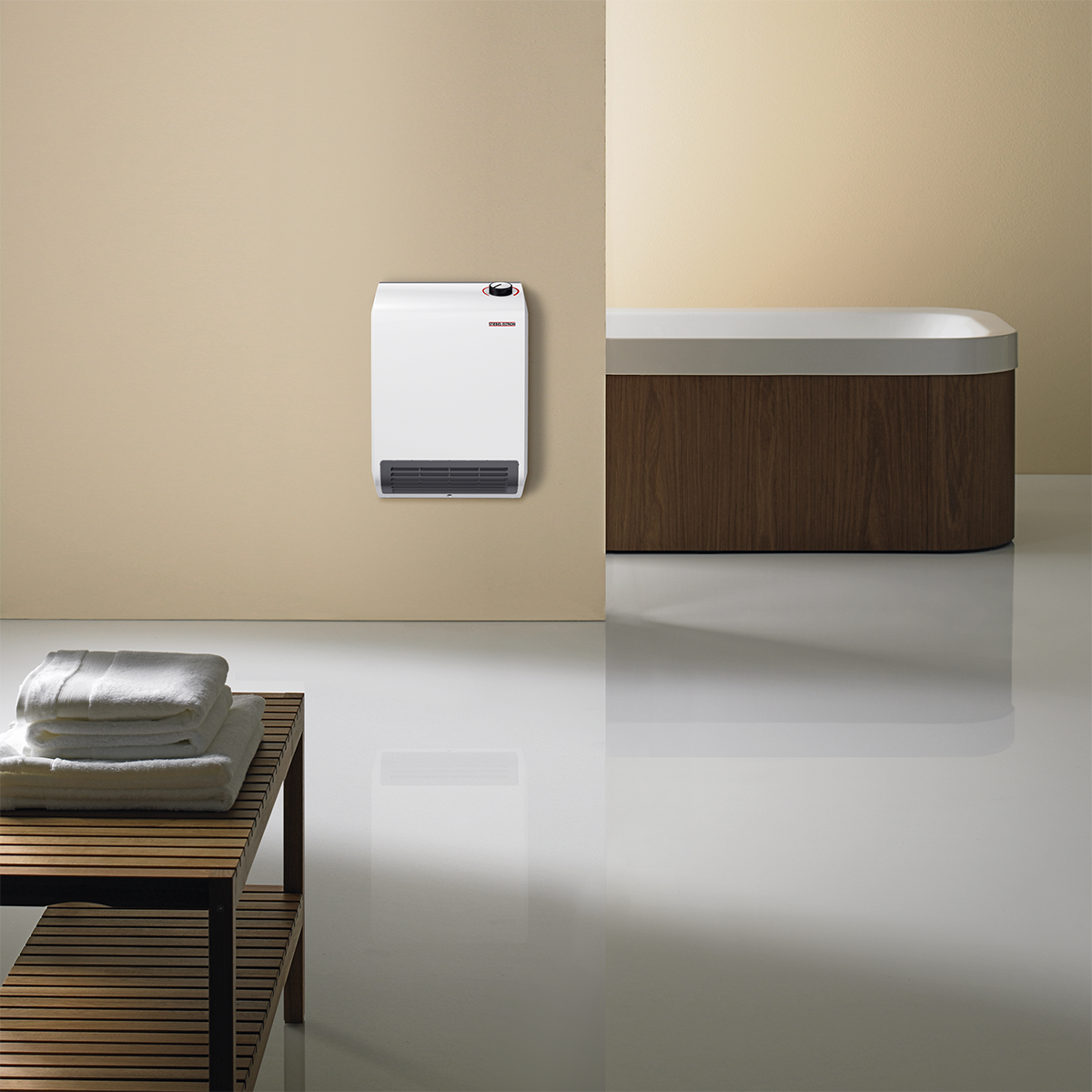 Stiebel Eltron CK Trend Wall Heater in Bathroom