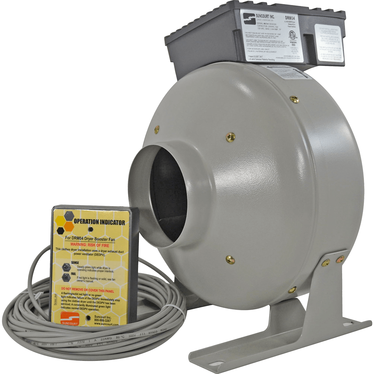 Suncourt Centrasense DEDPV Dryer Booster Fan Kit - Main
