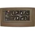 Suncourt Flush Fit Register Booster Fan with Adapter Plate - Brown
