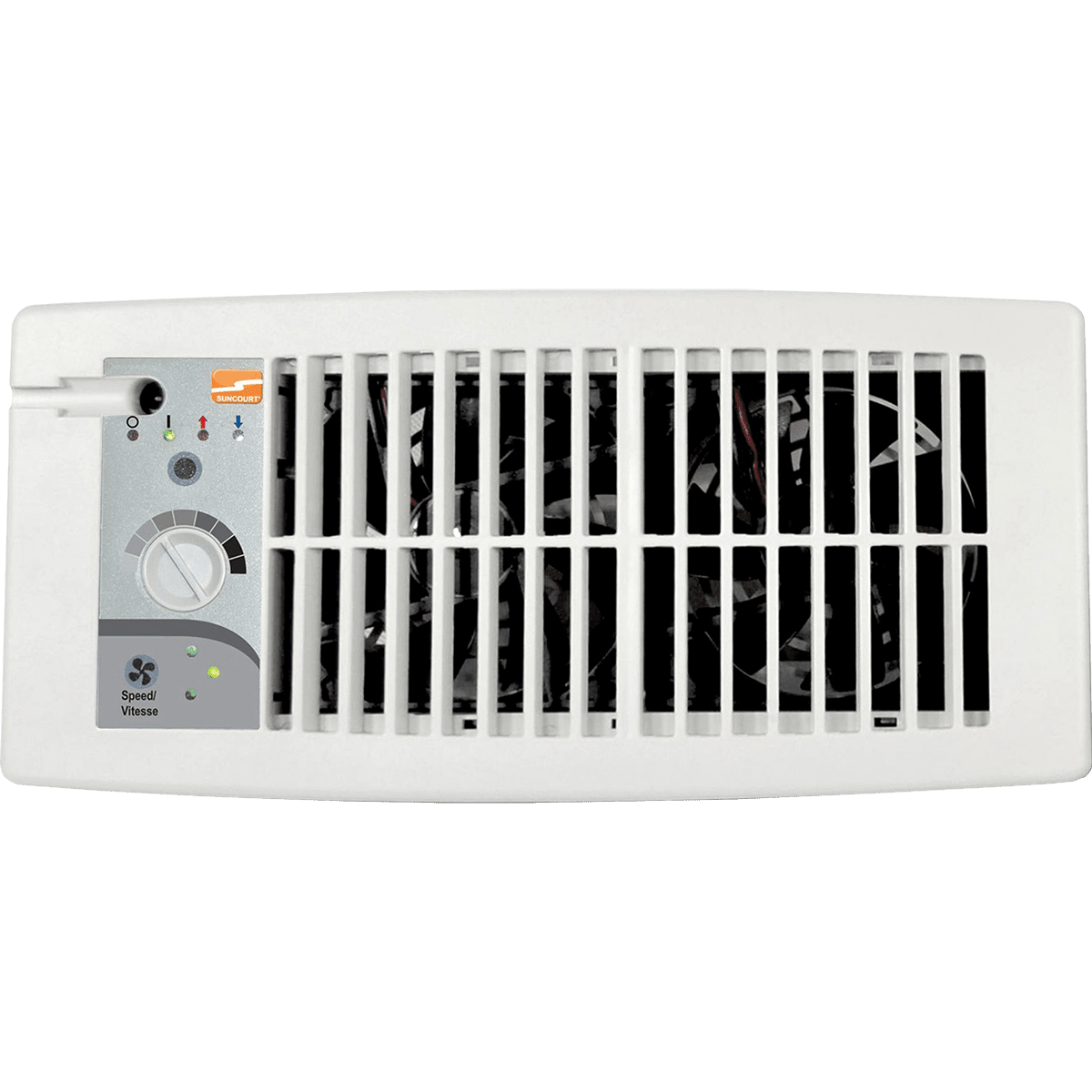 Suncourt Flush Fit Register Booster Fan - White