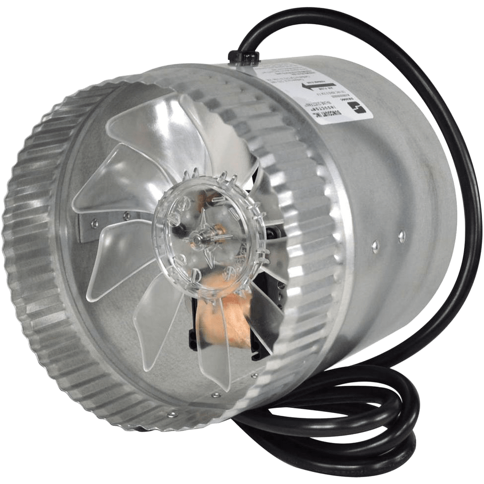 Suncourt Inductor Corded In-Line Duct Fan - 6" Diameter