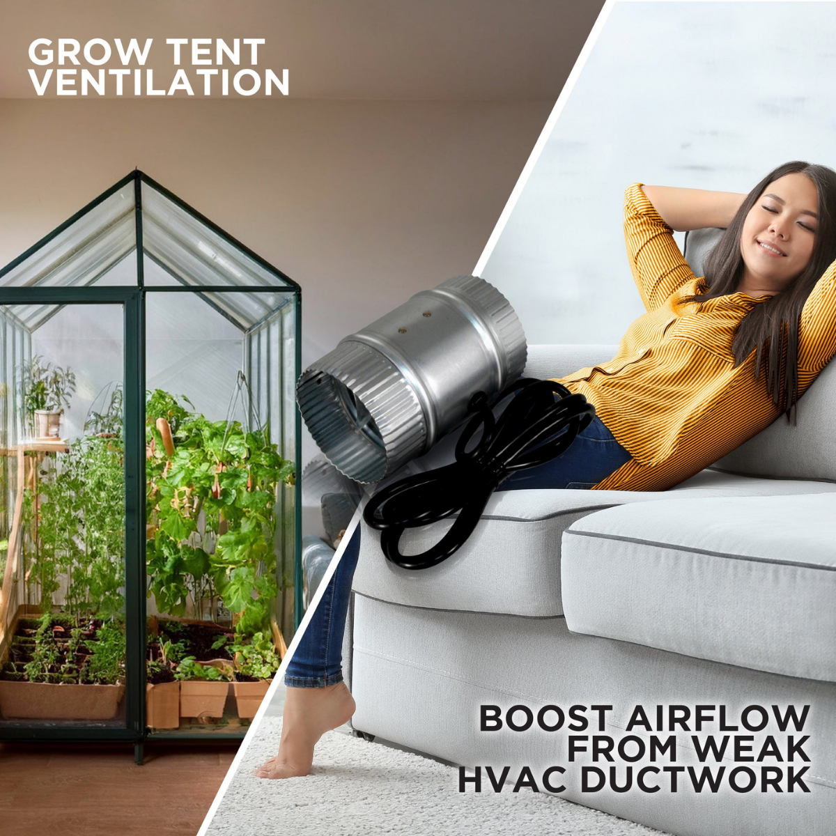 Suncourt Inductor Corded In-Line Duct Fans - Infographic 5