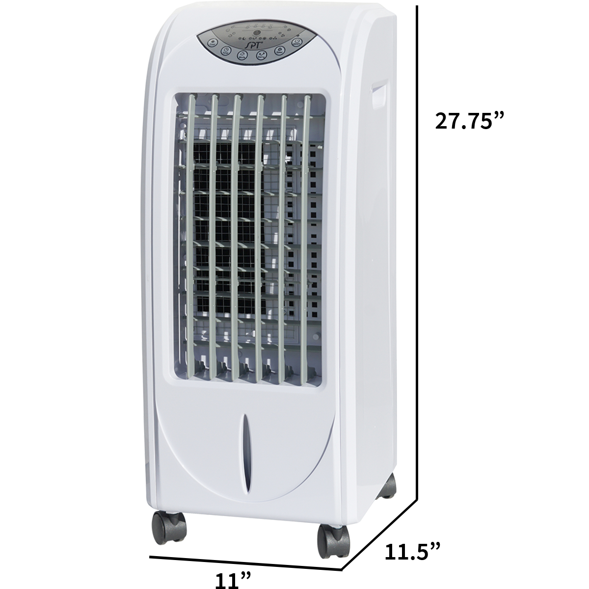 SPT SF-614P Portable Evaporative Air Cooler with 3D Cooling Pad - Dimensions