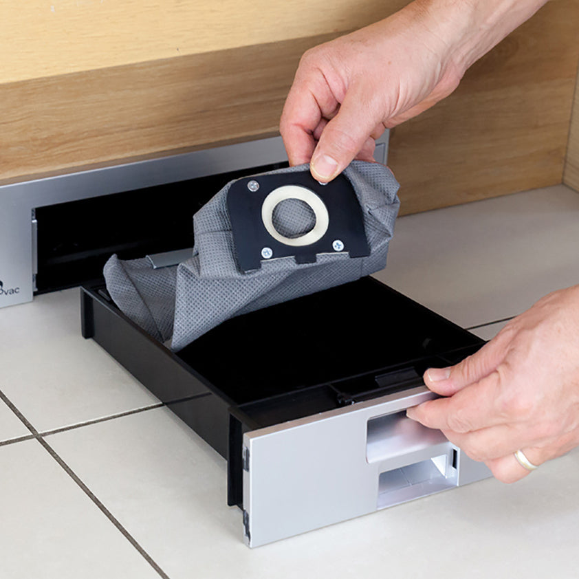 Sweepovac SVP SL2 Undercounter Kitchen Vacuum System - Reusable Bag