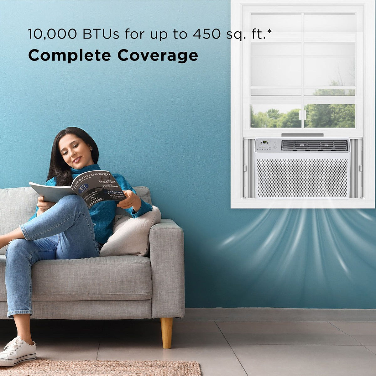 TCL 10,000 BTU Smart Window Air Conditioner - infographic 1