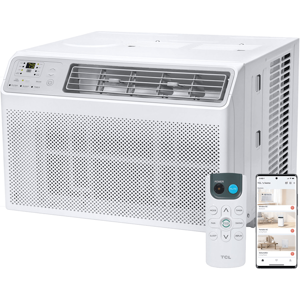 TCL 10,000 BTU Smart Window Air Conditioner - remote app