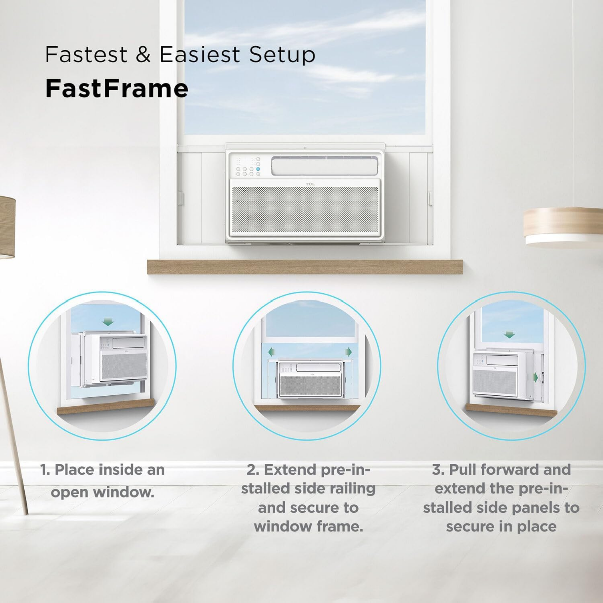 TCL 8,000 BTU Wi-Fi Enabled Inverter Window Air Conditioner - Infographic 4