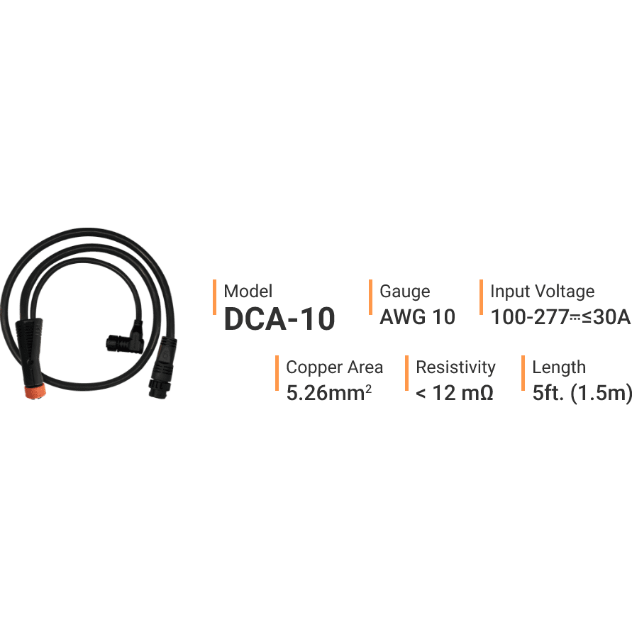 ThinkGrow Daisy Chain Power Cord  - 5'x30A- Main