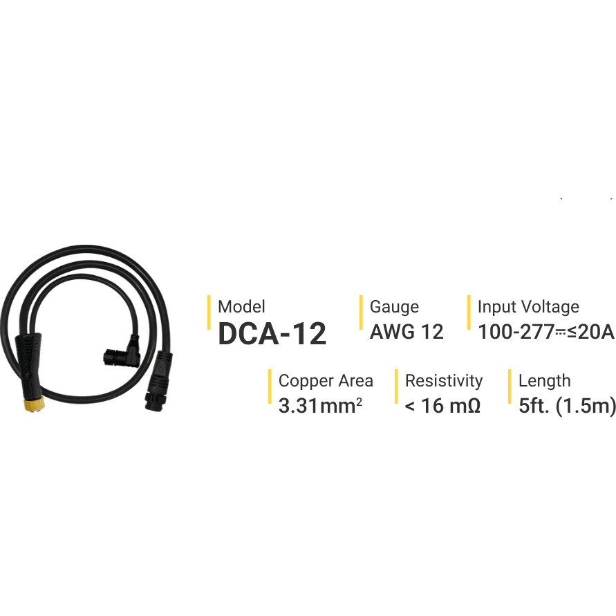 ThinkGrow Daisy Chain Power Cord  5'x20A - Main
