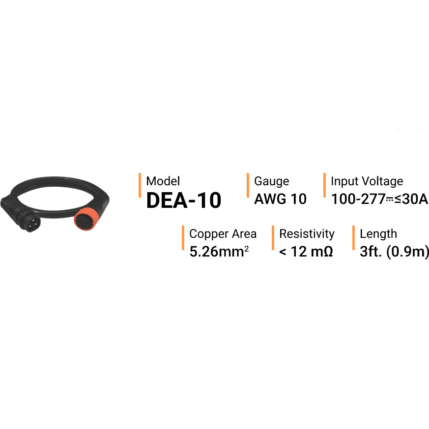 ThinkGrow Extension Power Cord 3'x30A - Main