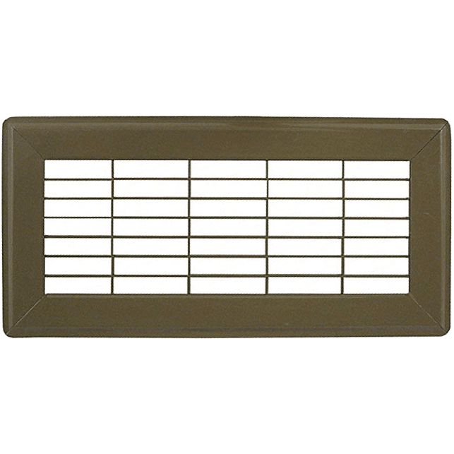 Tjernlund 75 CFM 10" x 4" Register Booster Fan - Front - Brown