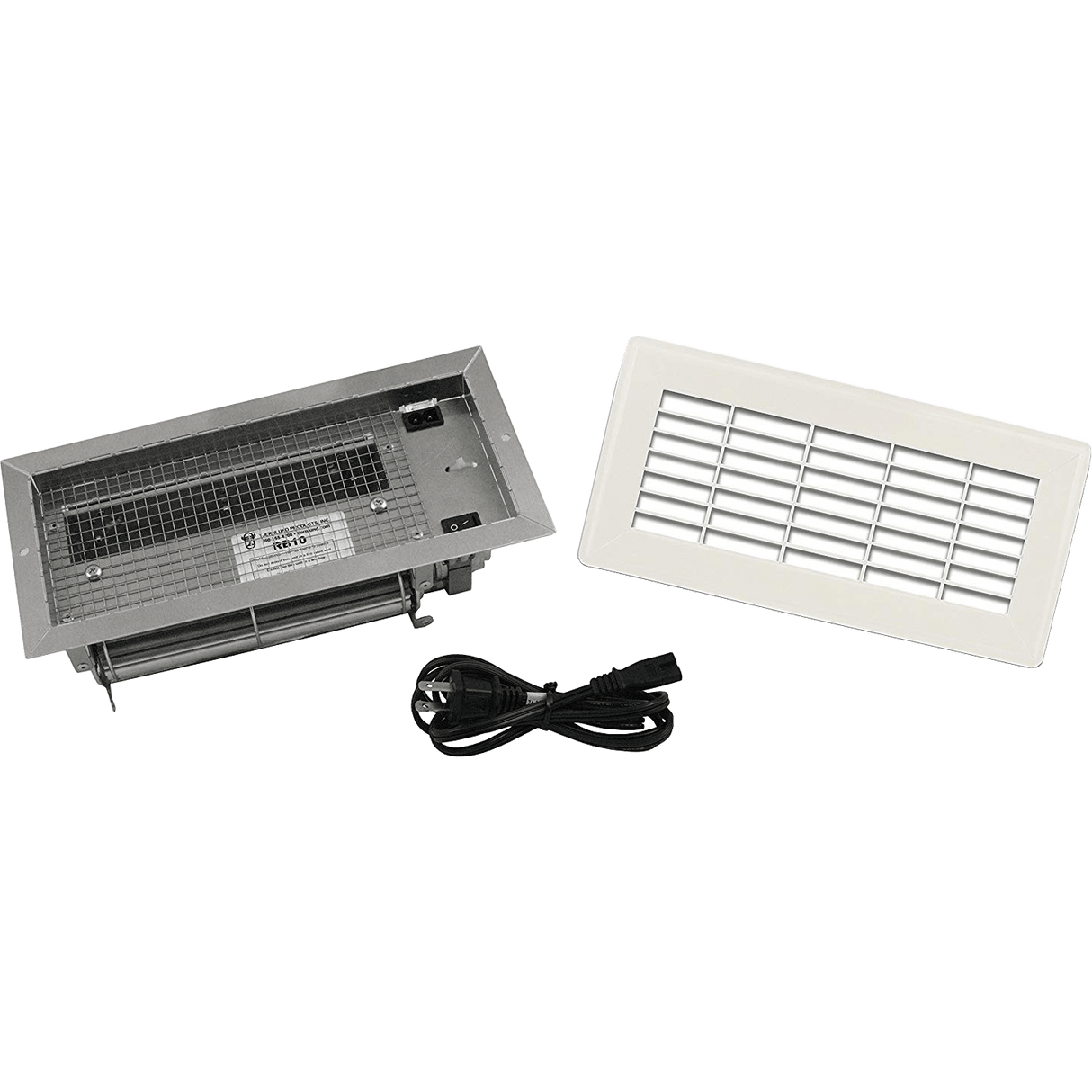 Tjernlund 75 CFM 10" x 4" Register Booster Fan - Included - White