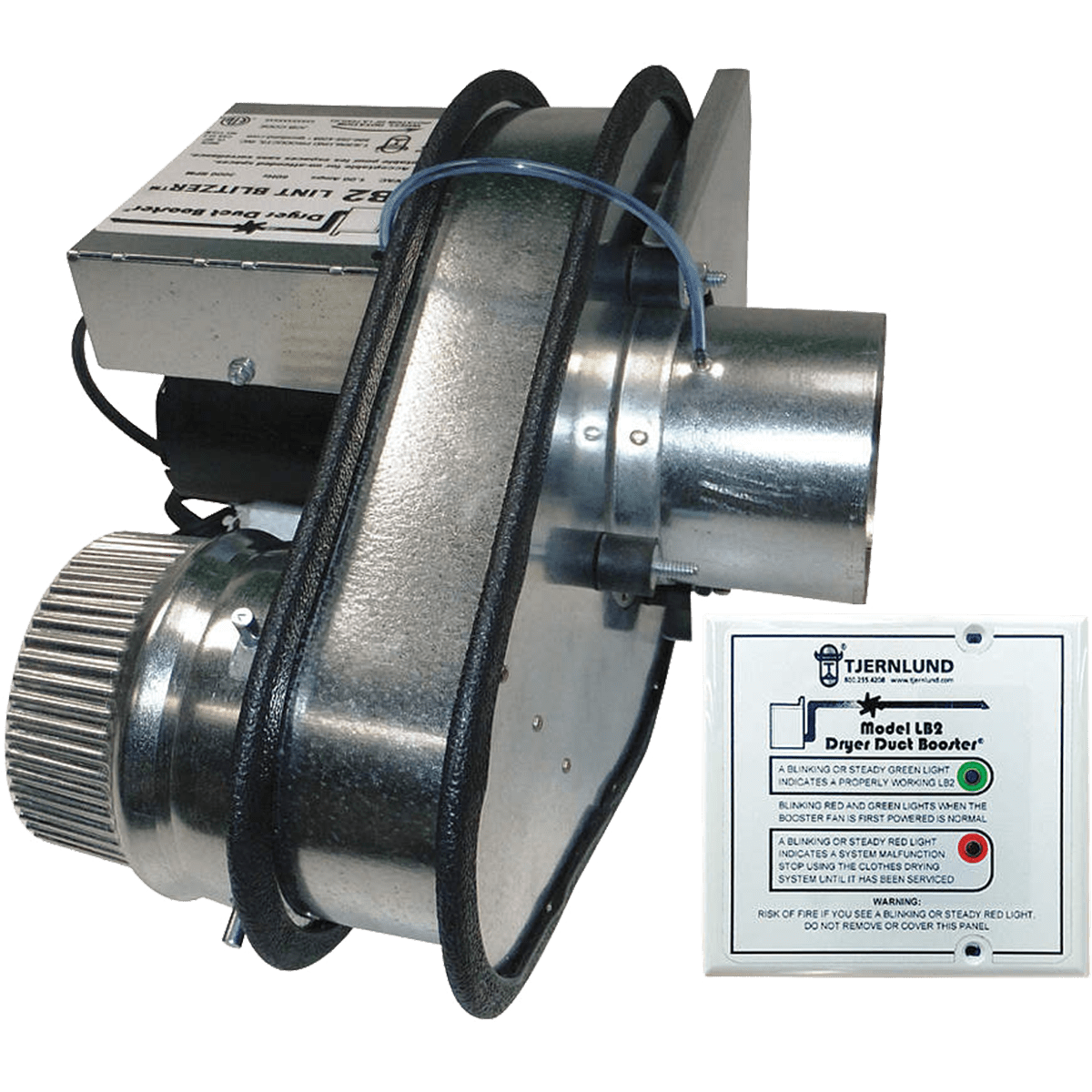 Tjernlund LB2 Dryer Duct Booster Fan - Main