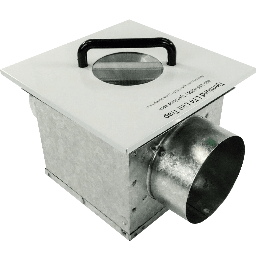 Tjernlund 4-in Secondary Dryer Lint Trap - Angle