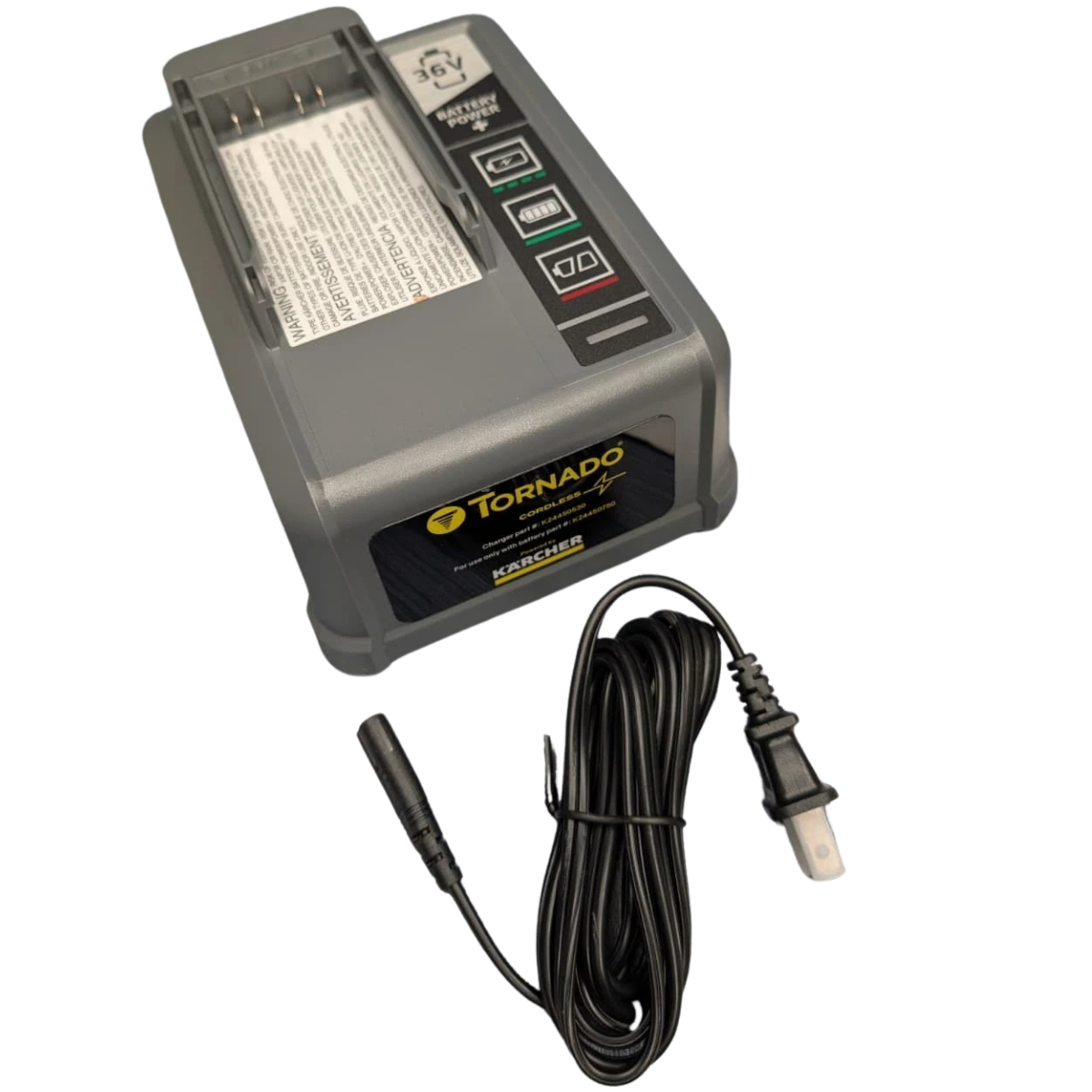 Tornado 36V Quick Charger for Strike Upright Vacuum - Main
