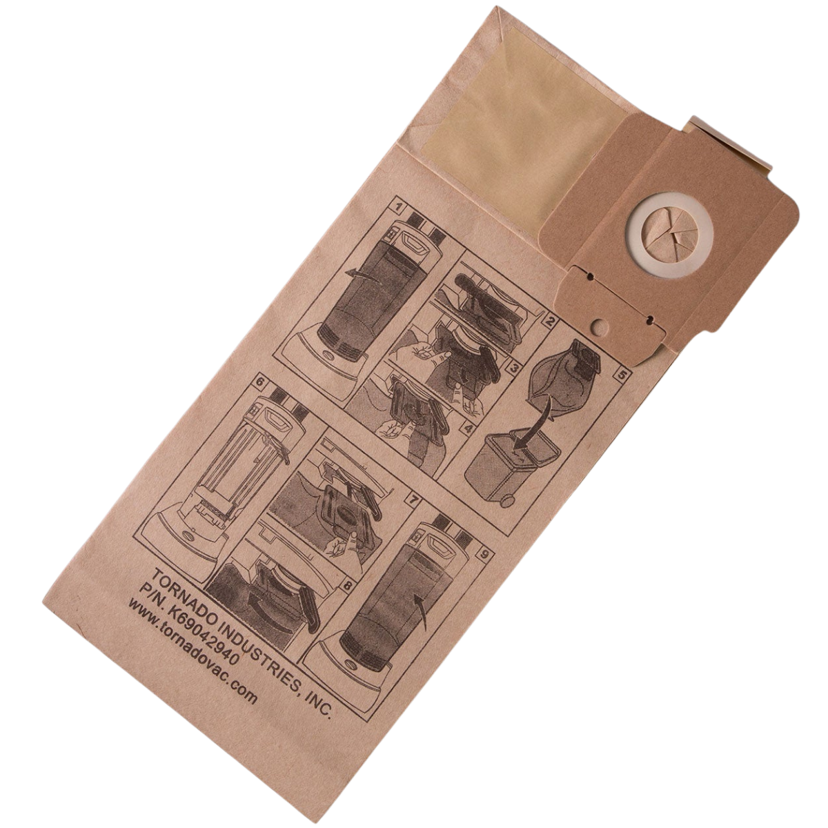Tornado Replacement Paper Vacuum Bags - Main