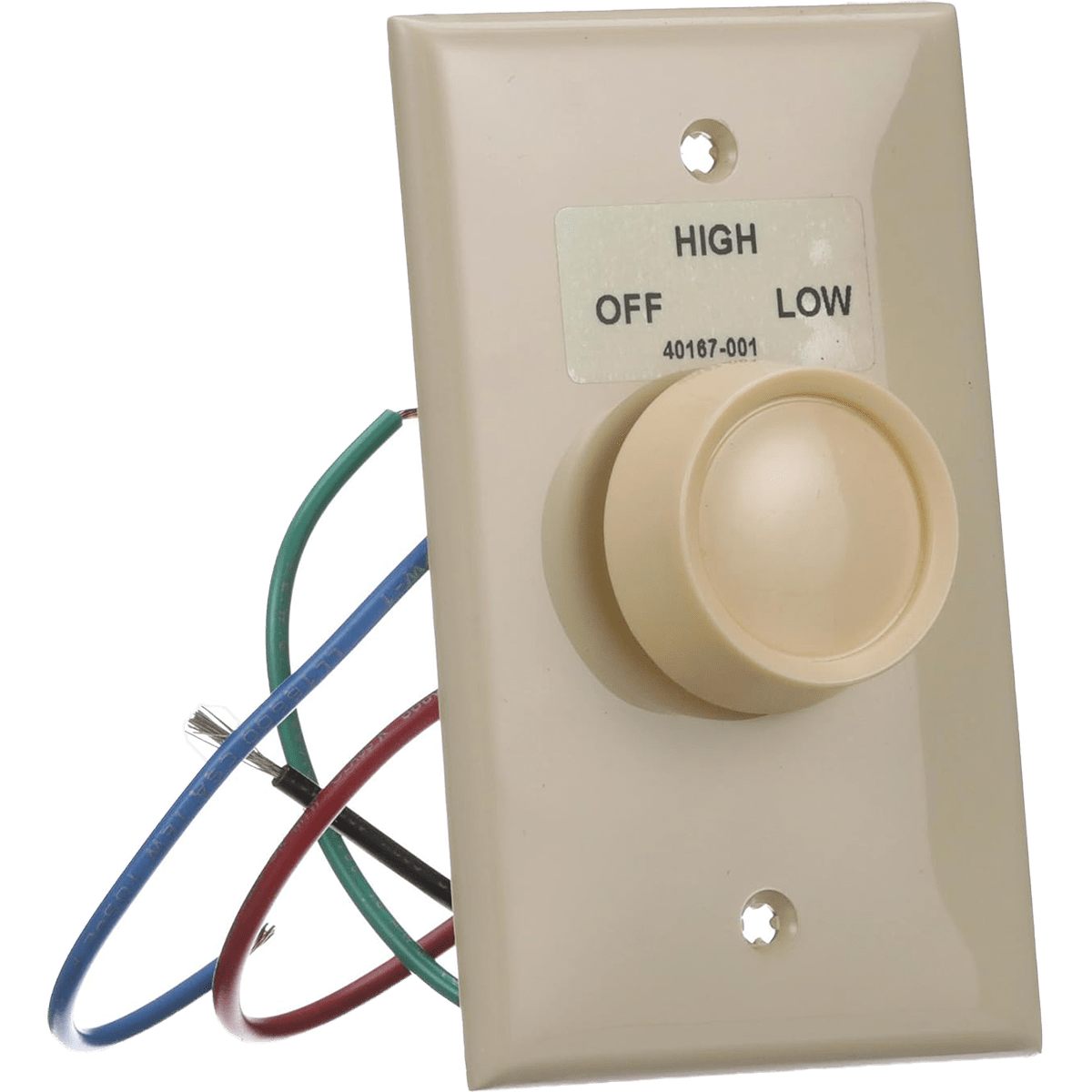 TPI 2-SW 2-Speed Wall Switch & Plate - Main