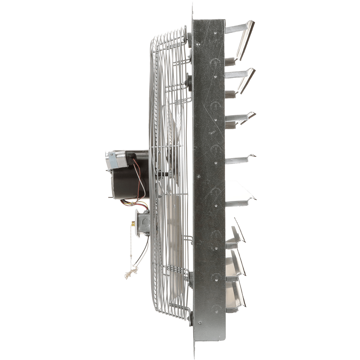 TPI CE30DS Direct Drive Shutter Mounted Exhaust Fan - Side