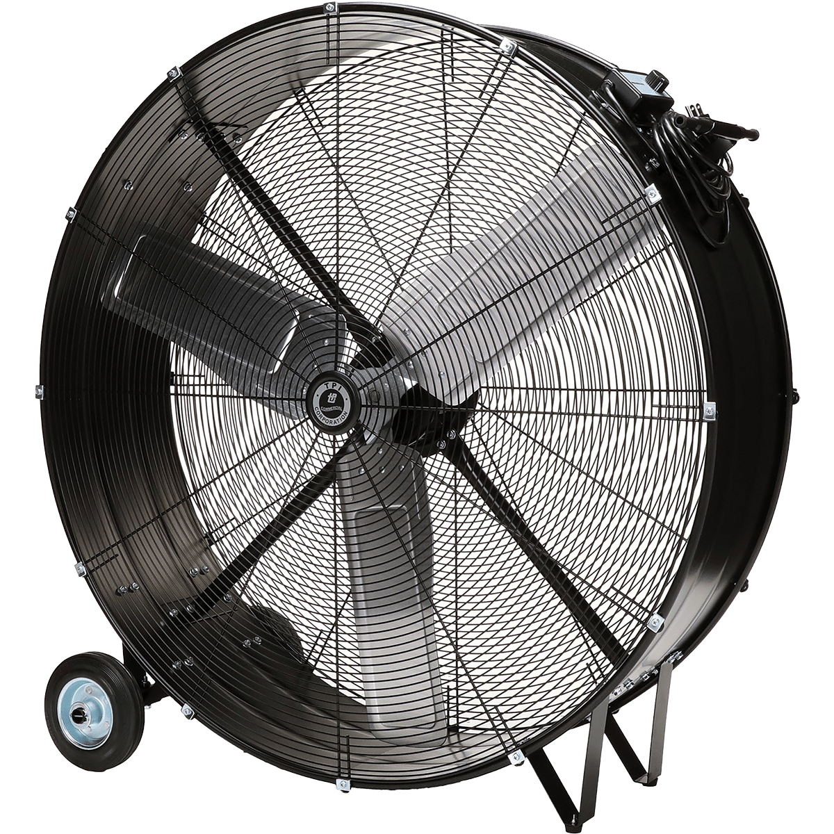 TPI 2-Speed Direct Drive Commercial Portable Drum Fan - 36-in 1/3 HP Fixed Head - Main