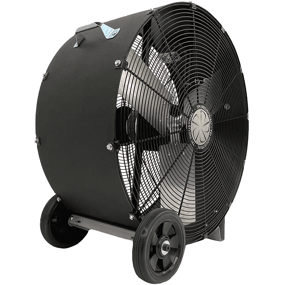 TPI PBX Direct Drive Industrial Portable Drum Fan - 42-in 1/2 HP - Angle