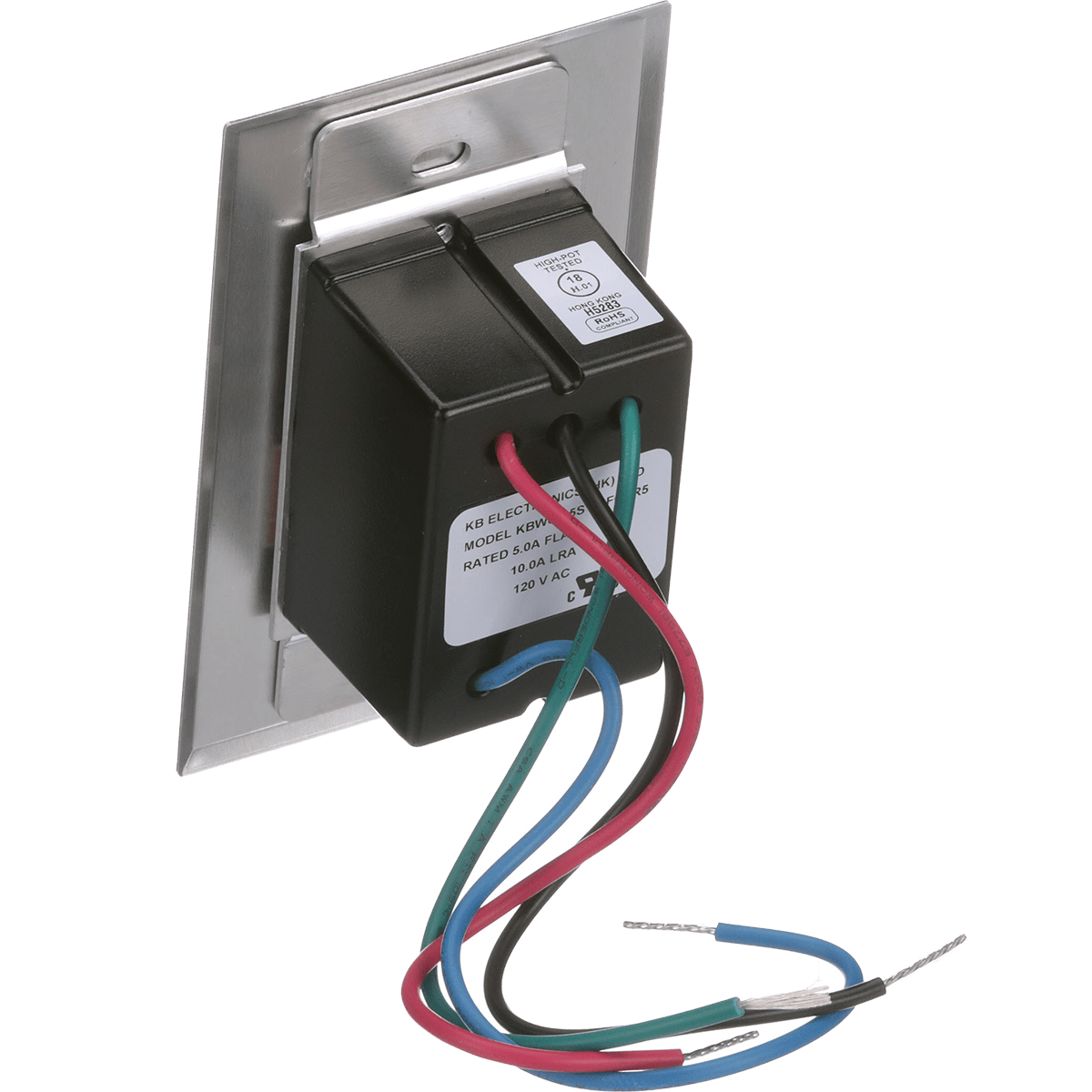 TPI Solid State 5A Variable Speed Controller for 1 to 5 E Series Fans - Back