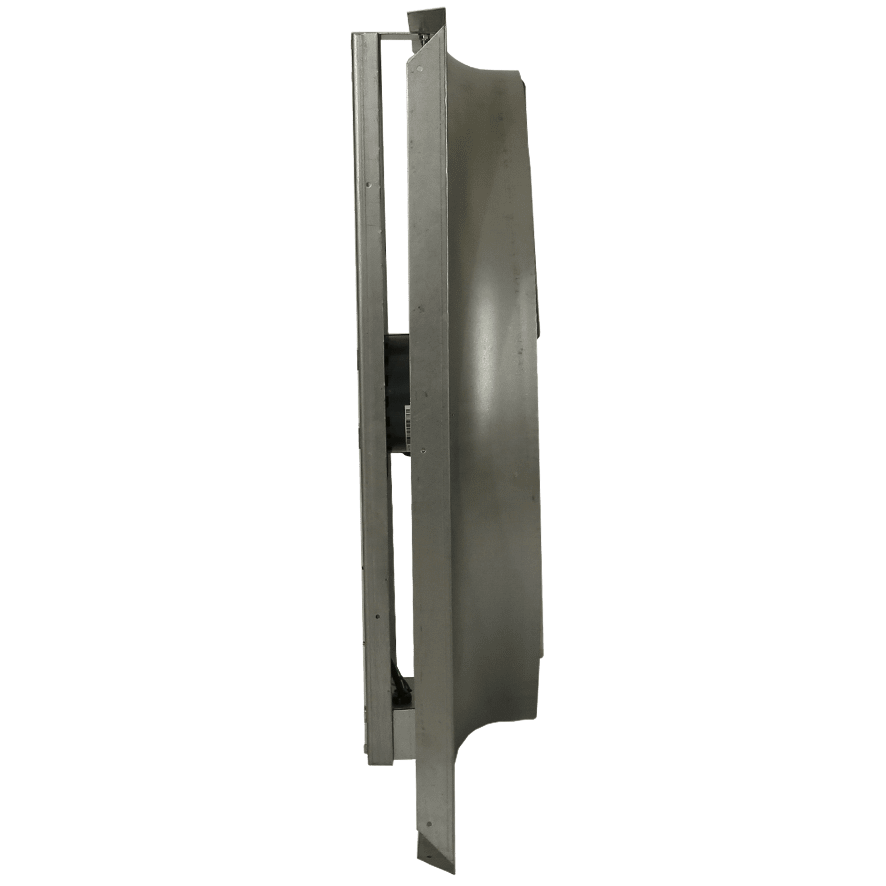 Triangle Engineering Comfort Aide 1/4 HP Whole House Fan - side of fan.