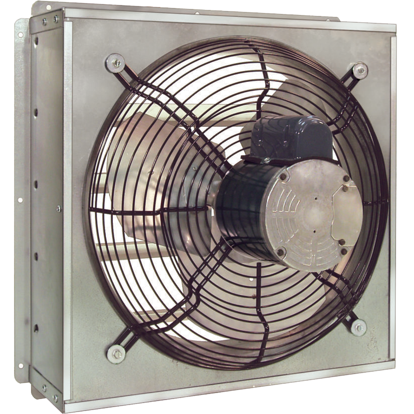 Triangle Engineering GPX Series 12 Inch Shutter Mounted Exhaust Fan - Back