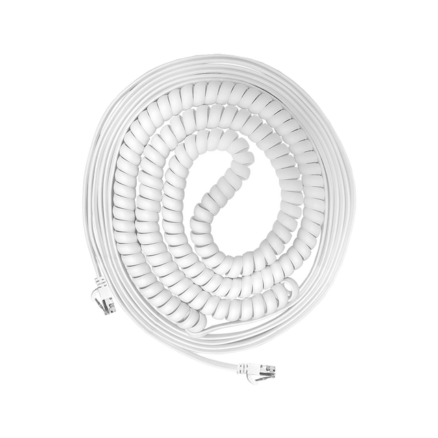 Trolmaster 25ft RJ12 Coiled Communication Cable (ECS-10) - Main