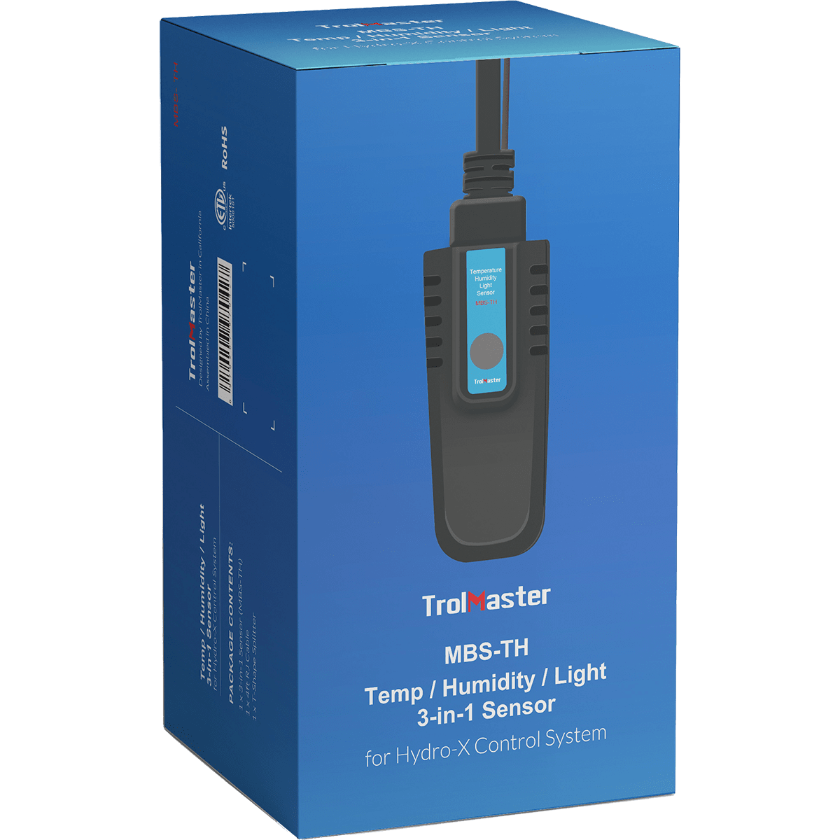 TrolMaster Hydro-X Controller Replacement 3-in-1-Sensor - Box