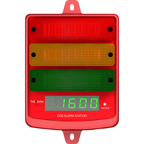 TrolMaster Carbon-X CO2 Alarm Station -Audio/Visual + LED Indicator - Main