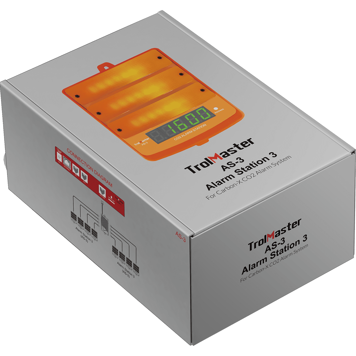 TrolMaster Carbon-X CO2 Alarm Station - Amber Light Box