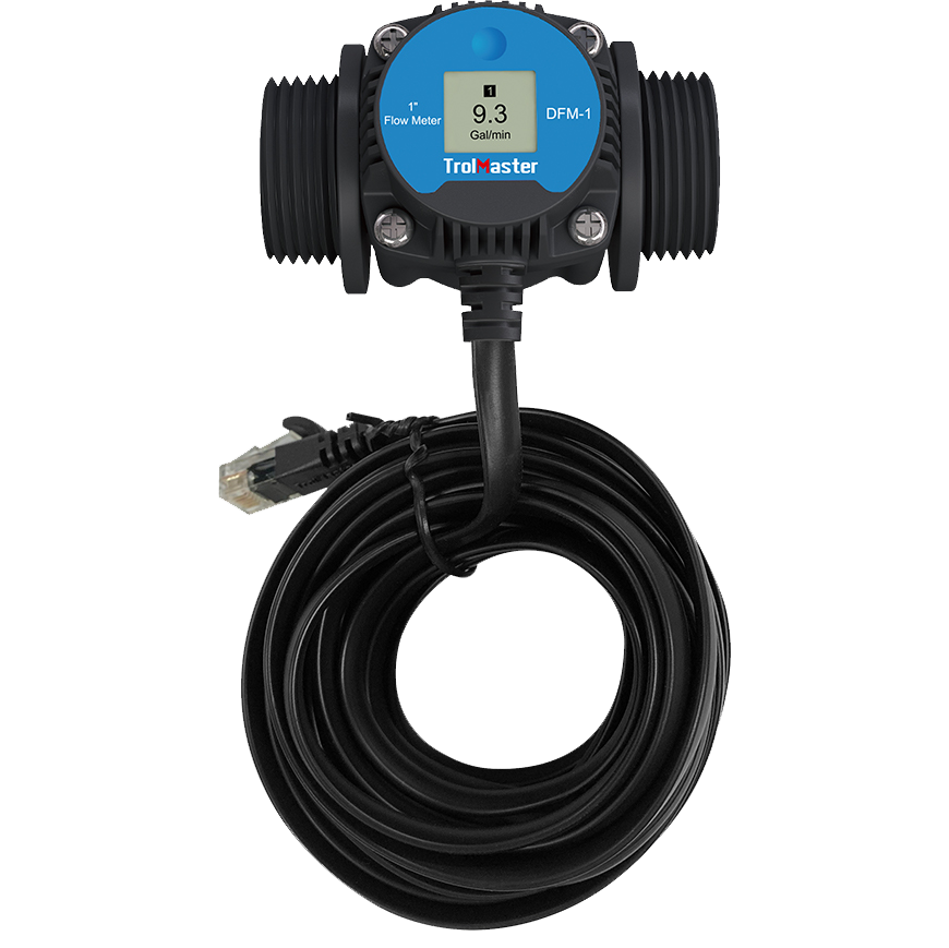 Trolmaster Digital Flow Meter - 1" - Cord