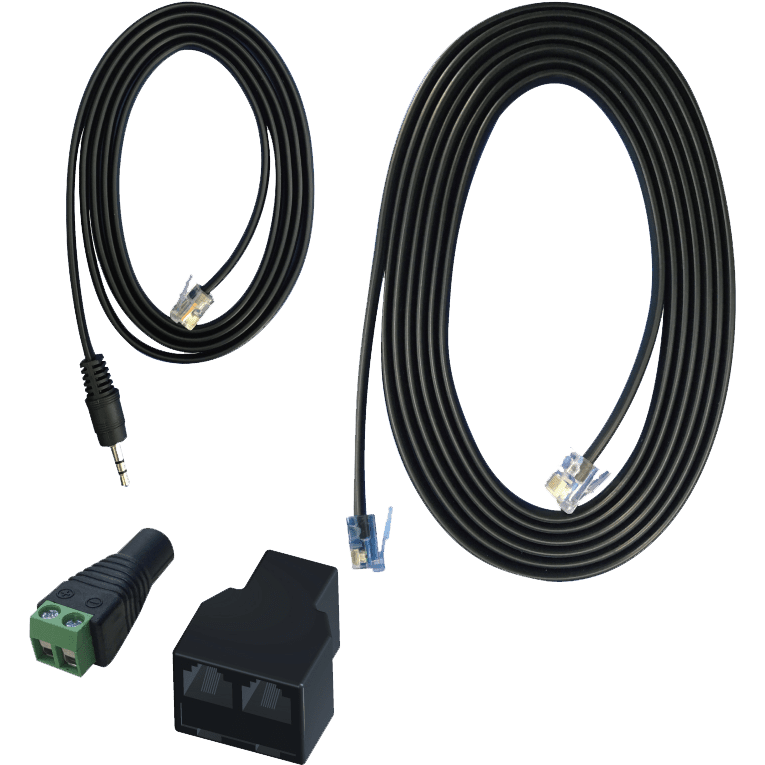 Trolmaster Hydro-X RJ12 to 3.5 Jack Converter Cable Set