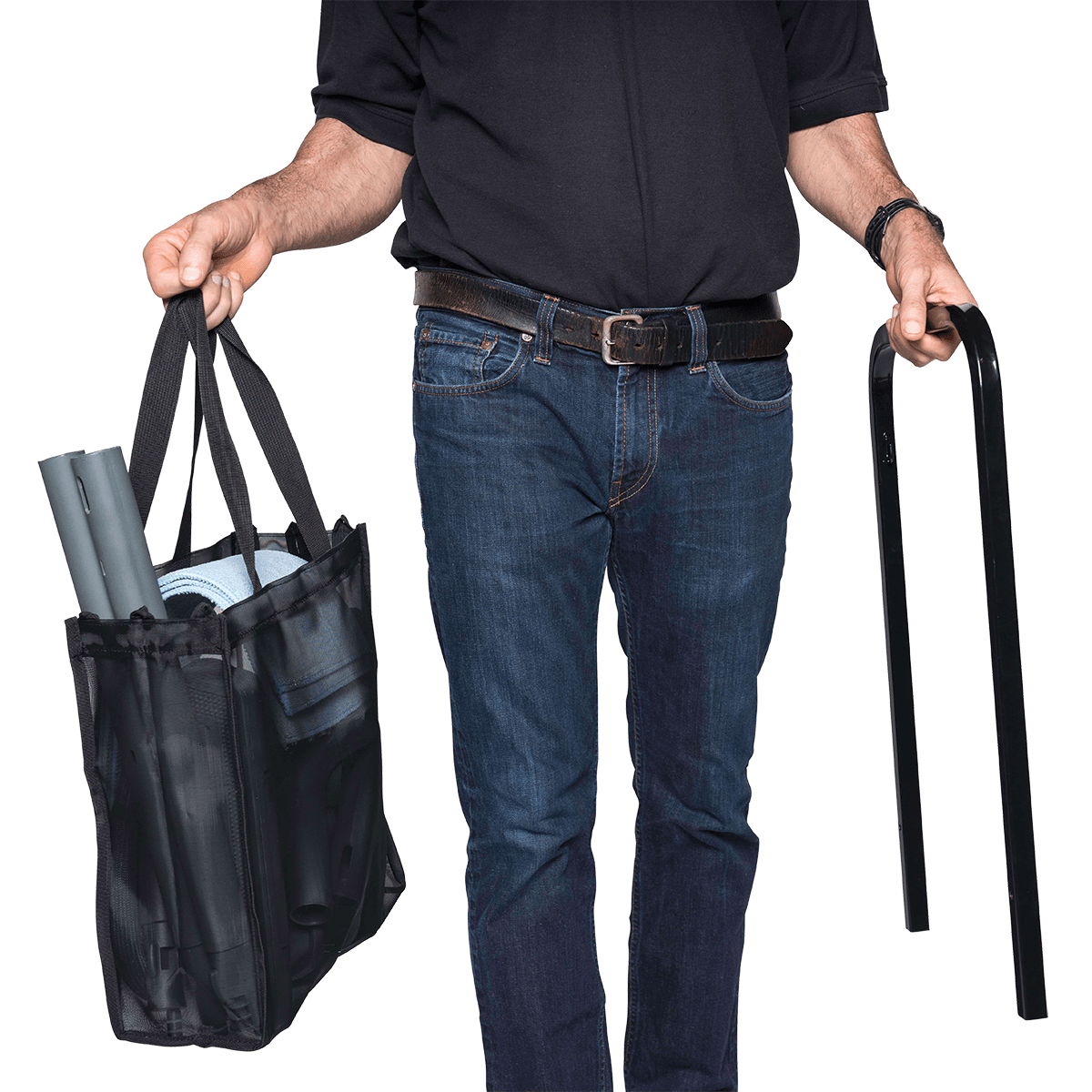 Vapamore MR-1000 Forza Commercial Steam Cleaner - bag and handle