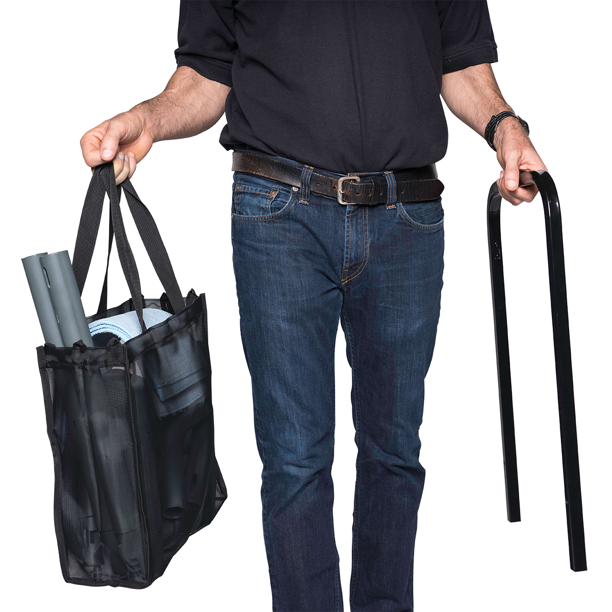 Vapamore MR-1000 Forza Commercial Steam Cleaner - bag and handle