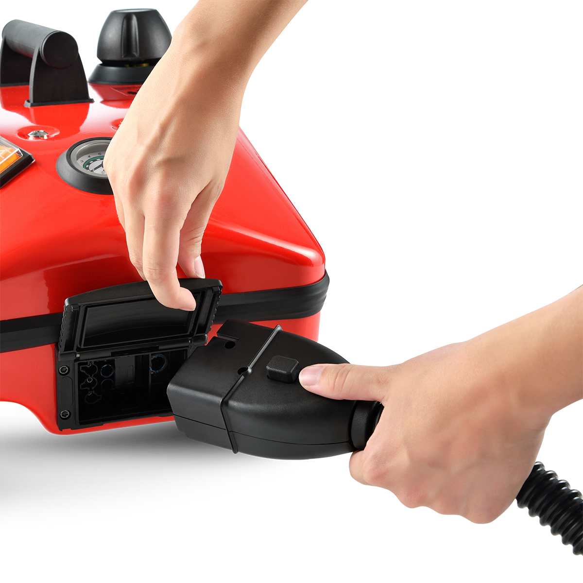 Vapor Clean Alfa Steam Cleaner - Attached