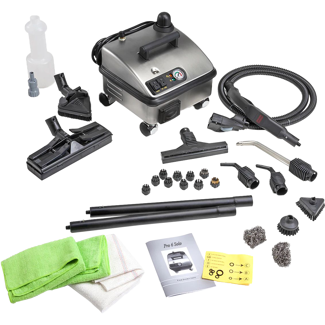 Vapor Clean Pro 6 Solo Powerful Steam Cleaner All Accessories