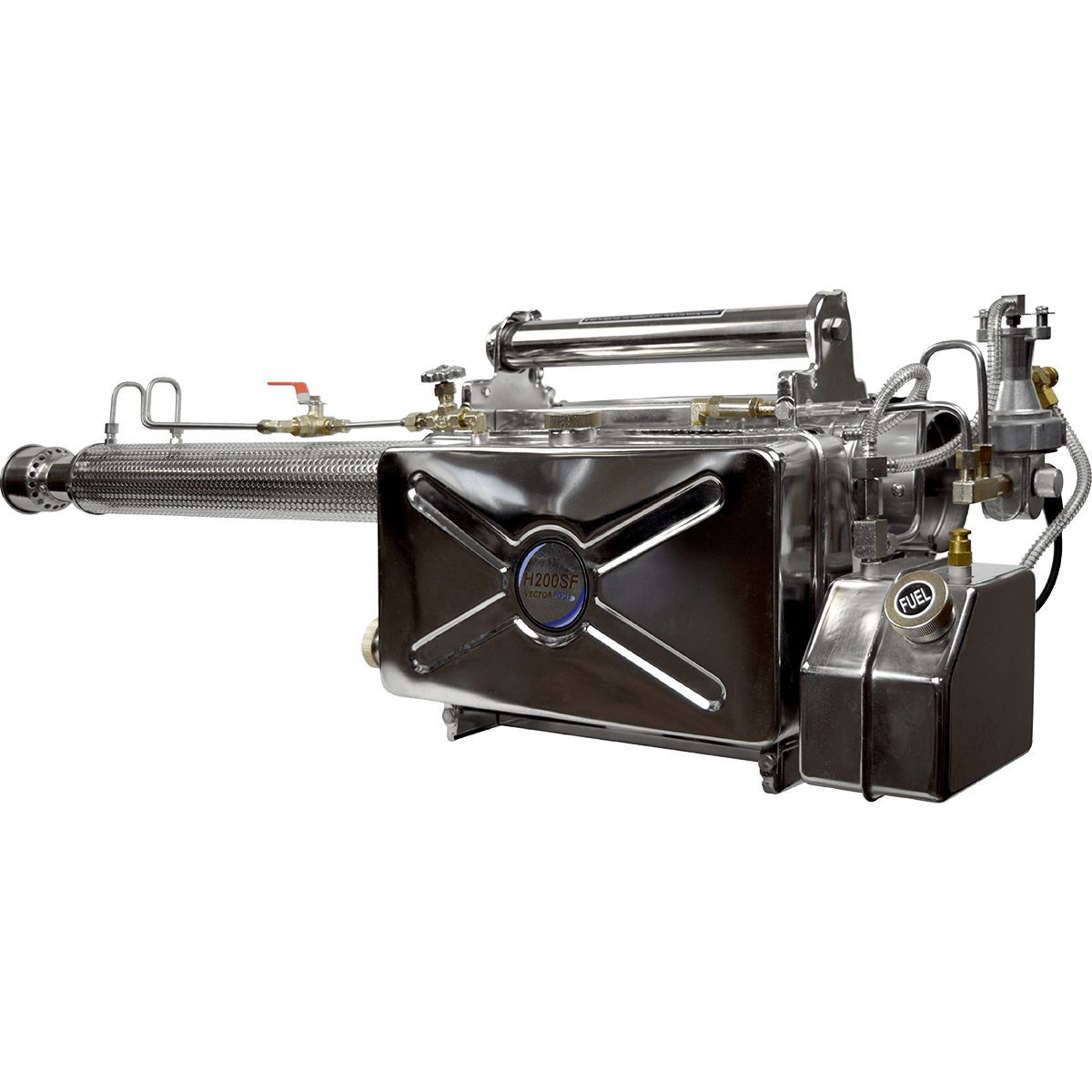 Vectorfog H200SF Thermal Fogger w/ Stainless Steel Tank - Back Angle View