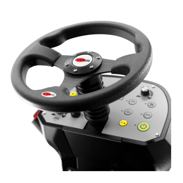 Viper ROS1300 Ride-On Sweeper with 34 Gallon Hopper - Control Steering Panel