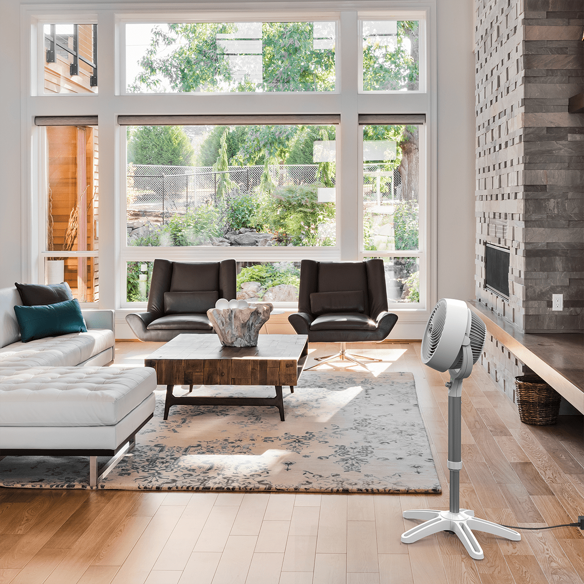 Vornado 683DC Pedestal Fan - in Room