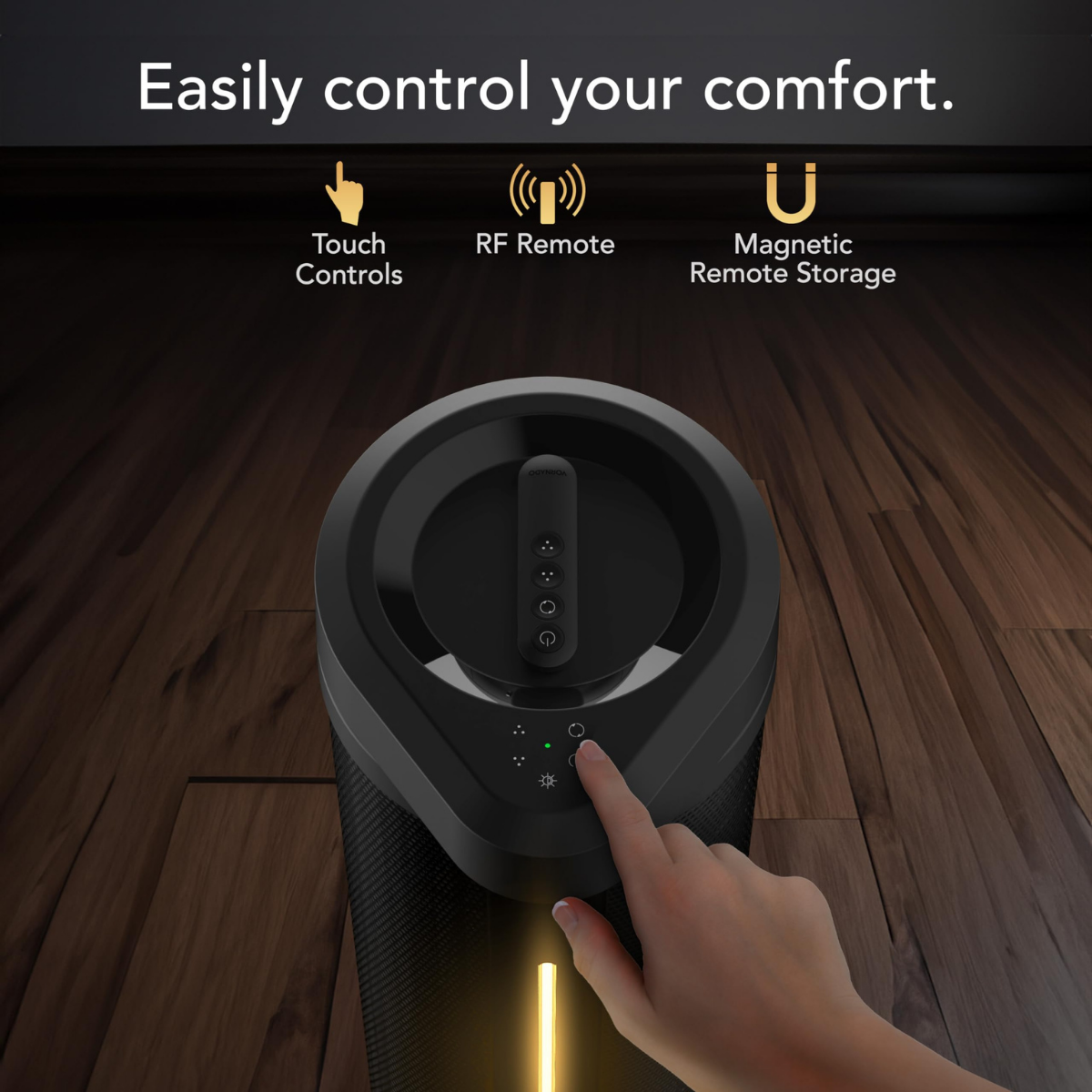 Vornado ARA Oscillating Tower Fan with Ambient Light - Infographic 4