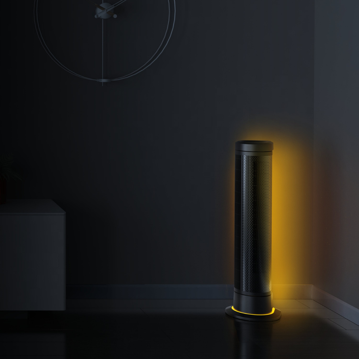 Vornado ARA Oscillating Tower Fan with Ambient Light - Lifestyle