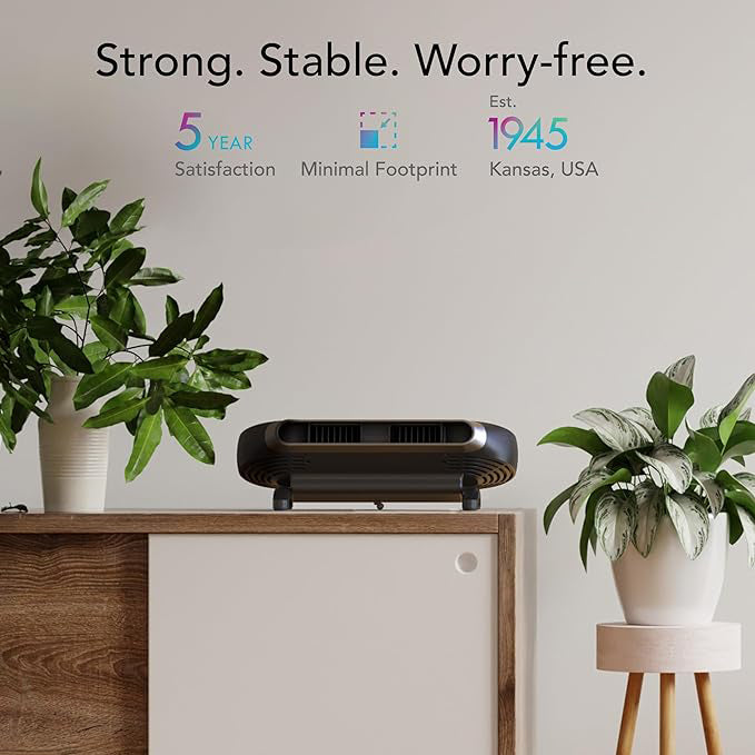 Vornado Axl Low Profile Oscillating Fan Infographic 5