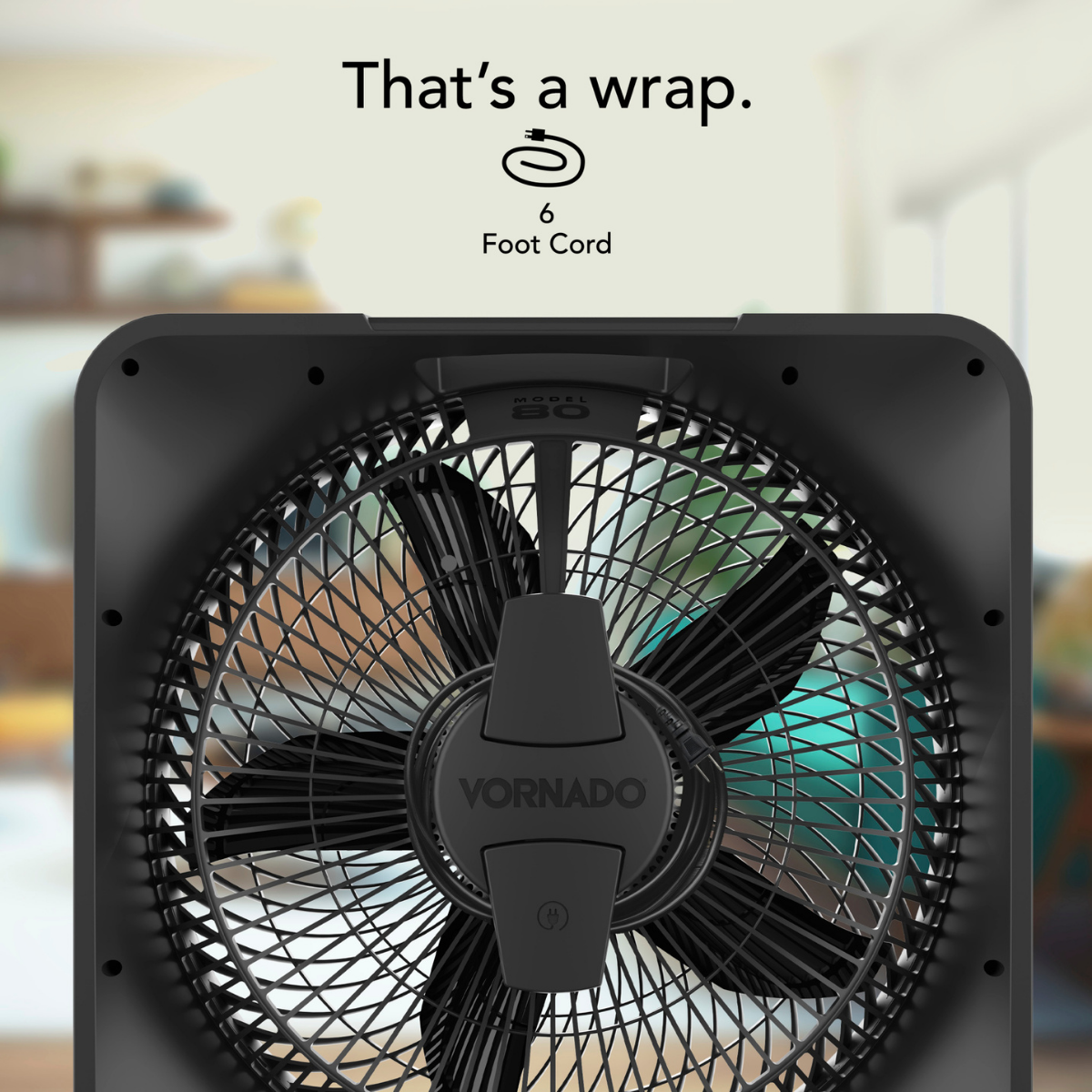 Vornado Model 80 High Velocity Electric Box Fan - Infographic 5