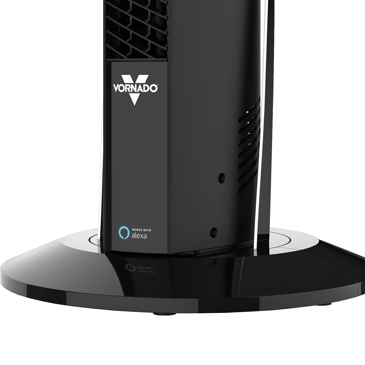 Vornado OSCR37 AE Oscillating Tower Fan with Alexa - Alexa Badge