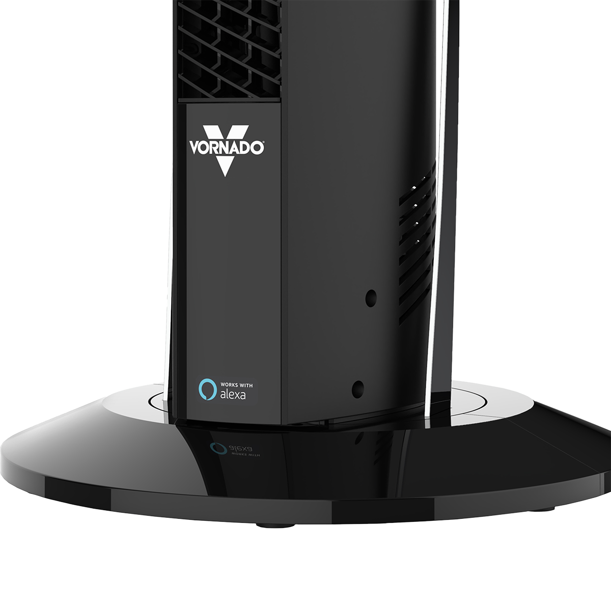 Vornado OSCR37 AE Oscillating Tower Fan with Alexa - Alexa Badge