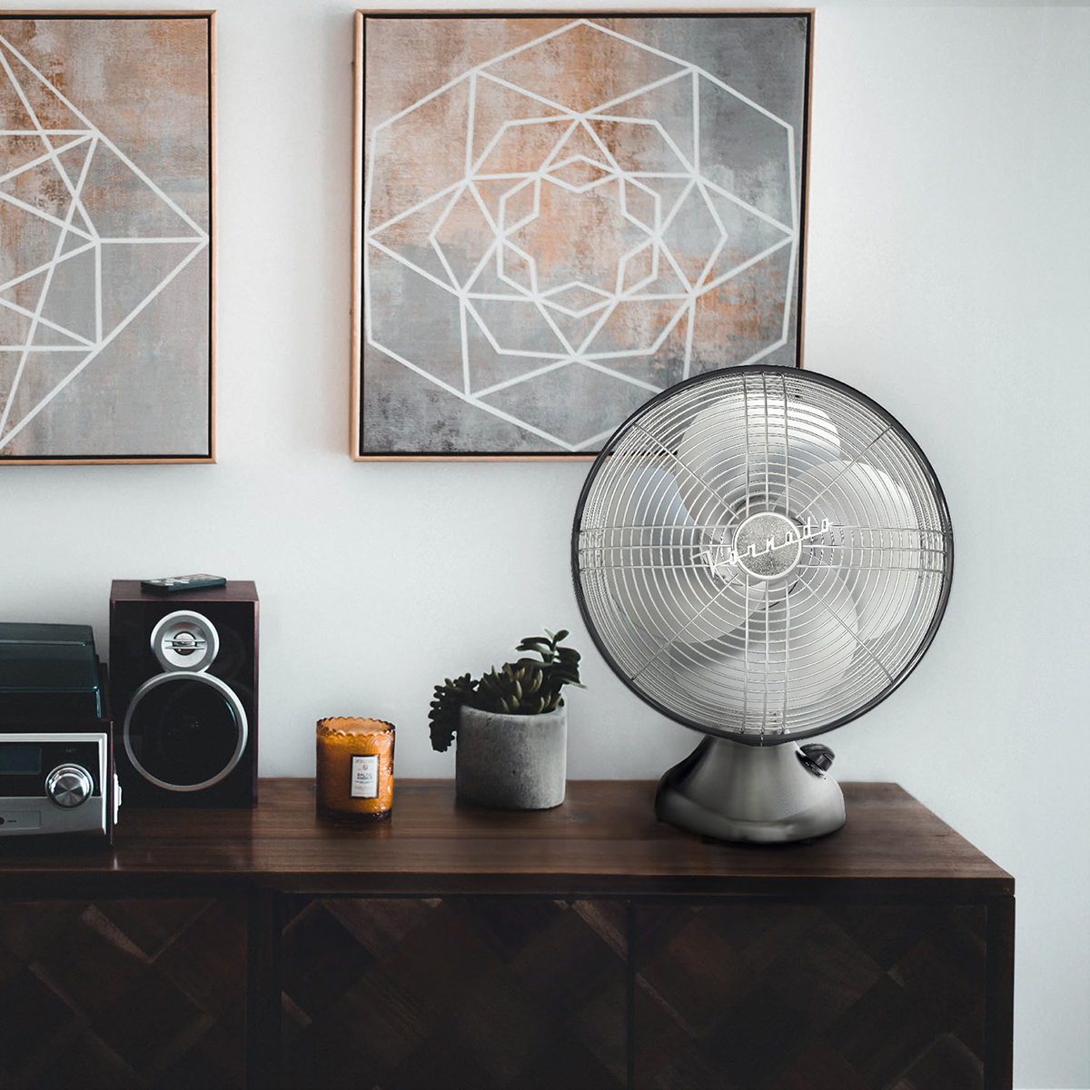 Open-Box: Vornado Silver Swan Vintage Oscillating Fan