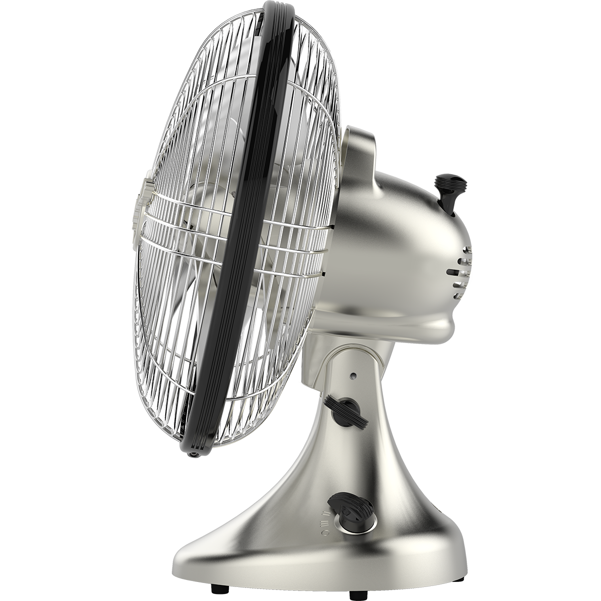 Vornado Silver Swan Vintage Oscillating Fan - Side