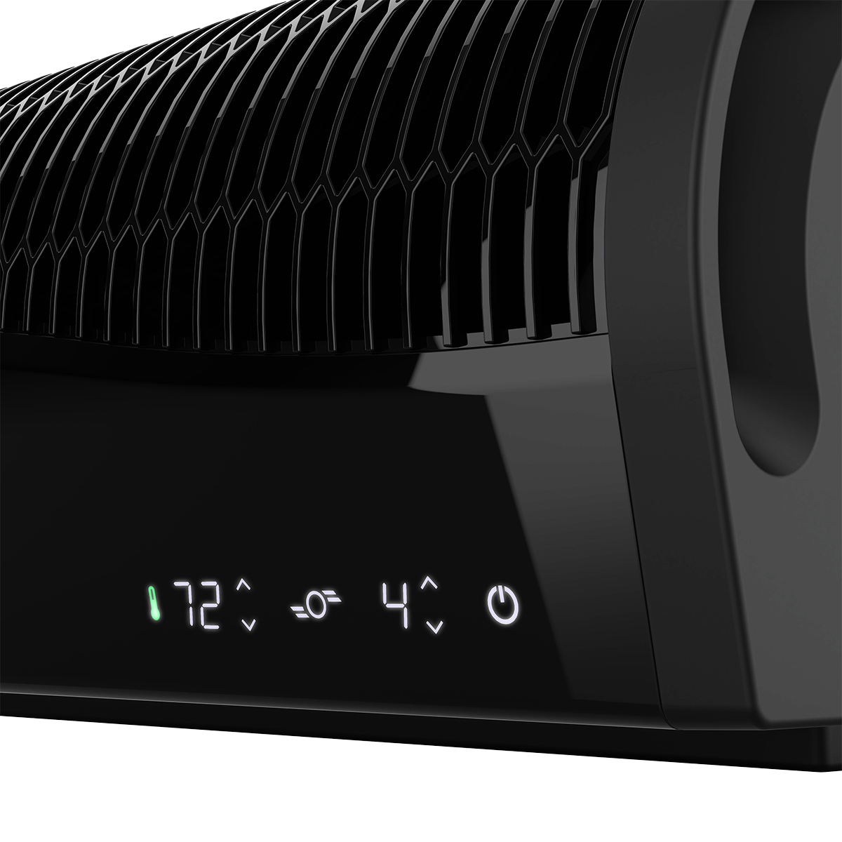 Vornado TRANSOM AE Window Air Circulator w/ Alexa - Black - Controls